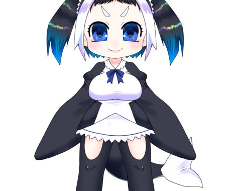 LIVE2D用パーツ分けイラスト制作します むっちり低頭身のVtuberになりたい！という方向けです。 イメージ1