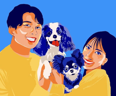 ポップアート風！カラフルでシンプルな絵を描きます イメージ1