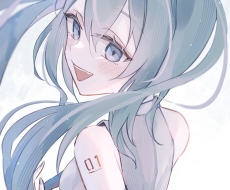 透明感のあるイラスト描きます 動画用サムネやアイコン、グッズ用のミニキャラなどにぜひ！ イメージ1