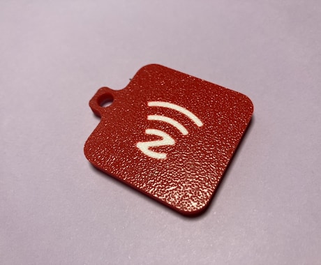 NFCタグ プラスチック ワッペンを制作します 短納期 オリジナル ワッペン タグ NFCキーホルダーを制作 イメージ2