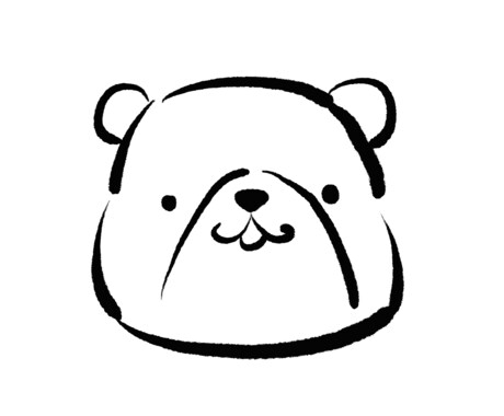 ゆるすぎるタッチのどうぶつを描きます 太めのペンで、ゆるっとどうぶつを描きます。アイコンなどに。 イメージ1