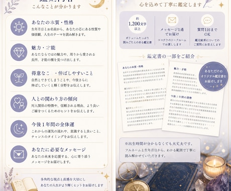 あなたの本質・才能・運勢を読み解きます 自分でも気づいていない魅力を見つけませんか？ イメージ2