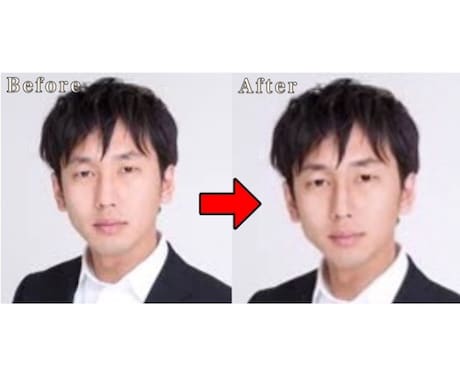 プロフィール用写真を美化します ナチュラル加工から整形級加工までおまかせください！ イメージ1