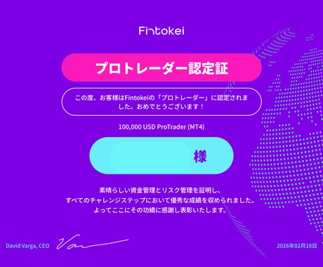 プロップファーム合格FX手法＆資金管理法伝授します サインが点灯するMT4テンプレート付属でチャンスを逃さない イメージ2