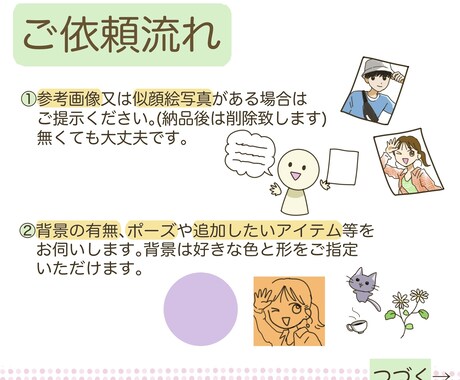 可愛いSNSアイコンやイラストを作成します 美大出身の絵描きがあなたの希望に沿ったイラストを描きます！ イメージ2