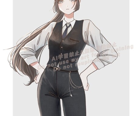綺麗可愛い系、かっこいい系のキャラデザを承ります 綺麗で可愛いキャラクターデザインが得意です！ イメージ2