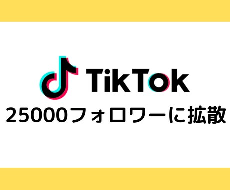 2.5万人Twitter垢でTikTok拡散します 全てアクティブユーザー、日本人フォロワー イメージ1