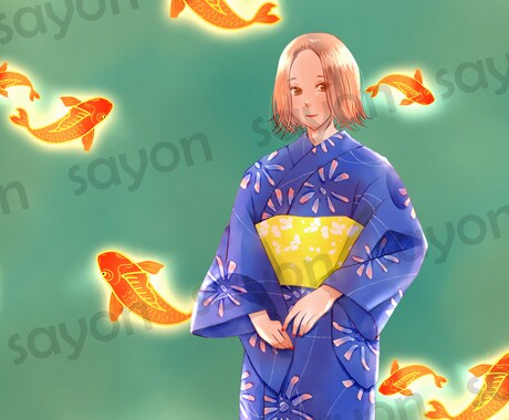 カスタマイズするだけ！一枚絵イラストを作成できます オリジナルMV/ボカロ/歌ってみた/動画サムネ/RV/背景 イメージ1