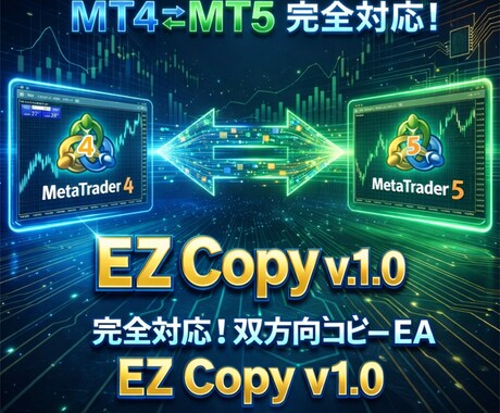 MT4MT5 双方向コピートレードEA提供します 双方向コピーシステムでMT4とMT5の壁を壊しましょう！ イメージ1