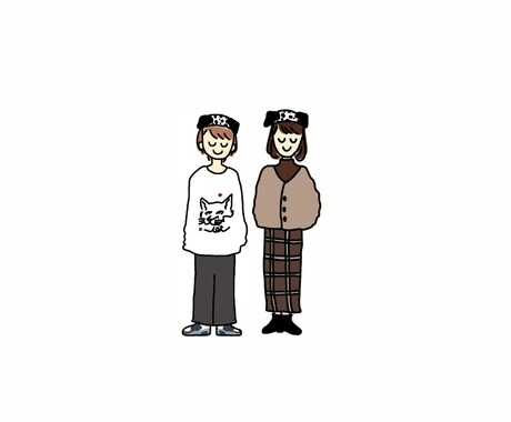 ゆる～いイラスト描きます ゆるくシンプルだけどなんかおしゃれ(*´-`)？ イメージ2
