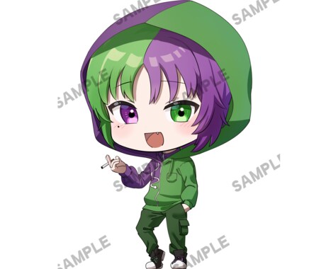 SDイラスト作成します 配信・グッズ制作等に使えるSDイラストを描きます イメージ2