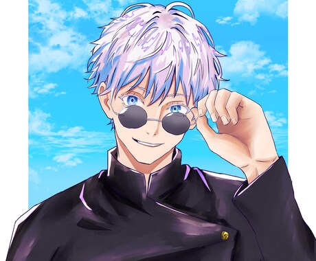 SNS用(バストアップ)アイコンを描きます あなただけのイラストを描きます イメージ1