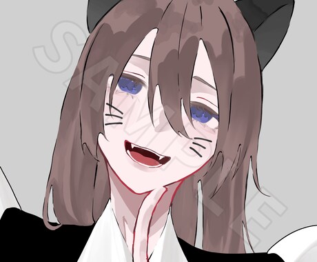アンニュイで透明感ある厚塗りSNSアイコン描きます 透明感とアンニュイな雰囲気であなたの理想通りに仕上げます！ イメージ2