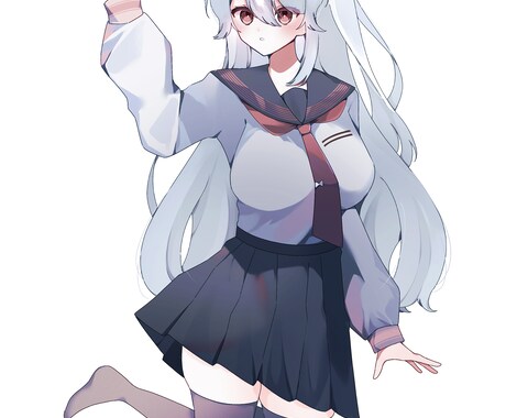 あなただけのキャラクターを丁寧に描きます あなたの物語に、そっと寄り添う立ち絵を。 イメージ2