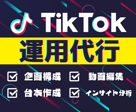TikTok運用代行/実績のアカウント名書いてます TikTok初心者でも安心してお任せ下さい！ イメージ1