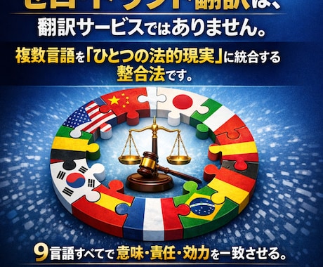 ゼロ・ドリフト翻訳の相談になります 〜大半の翻訳が意味ズレしている中、意味ズレなしの翻訳です〜 イメージ1
