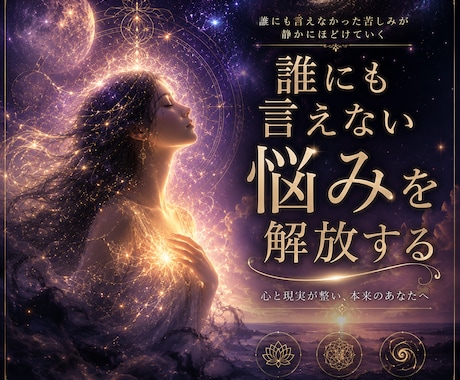 苦しい現実を霊視で整理します 恋愛・人間関係に疲れ切った方へお悩みお伺いします イメージ1