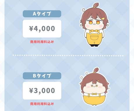 かわいいミニキャラ・SDキャラのイラスト描きます ゆるもちなデフォルメイラスト！商用利用込み！ イメージ2