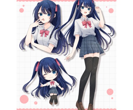 お得なイラスト3点セット描かせて頂きます 活動を始めたい方、セットでお求めの方にお得です！！ イメージ2