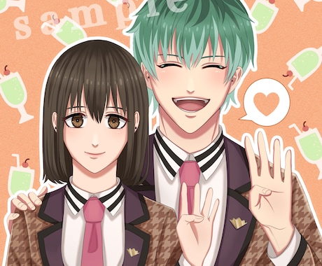 夢絵描きます お好きなキャラと固定キャラお描き致します！ イメージ1