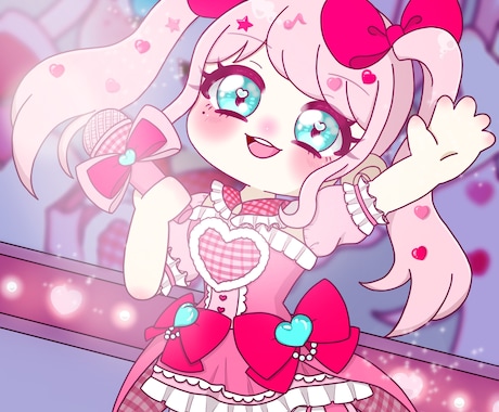 ポップで可愛いデフォルメキャラクターを描きます 用途に合わせたデフォルメキャラを提供します！ イメージ1