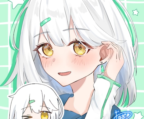 SNSで目立つアイコン作れます Vtuberさんにおすすめ！等身イラストアイコン！ イメージ2