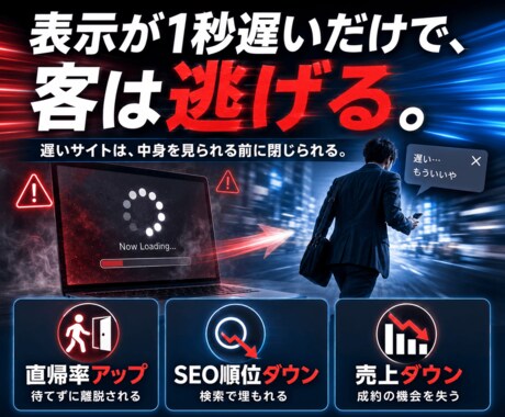 Wordpress、高速化いたします 確かな知識と技術がなければ達成できない数値をお約束します。 イメージ2