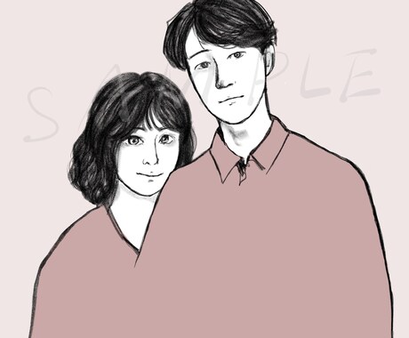あなただけの似顔絵描きます シンプルなイラストでセンス良く！ イメージ2