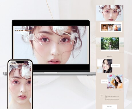 限定3名様価格！ホームページデザインいたします 初めてのHP制作でも安心！studioテンプレートで作成！ イメージ2
