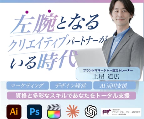 Alでブランディングを体系化する方法おしえます ブランディング、マーケティング、デザイン1ヶ月支援します イメージ1