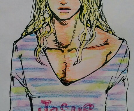 独特な色彩のアナログイラストを描きます お部屋にポスターとして彩を飾ってみませんか？ イメージ1