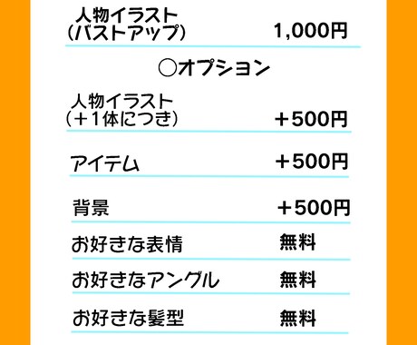 即日！お好きなアングルで可愛いアイコンお描きします お好きな髪型！表情！アングル！無料で承ります！ イメージ2