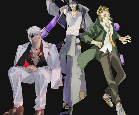 TRPG・配信向け キャラデザ重視立ち絵を描きます TRPG・配信向け 退廃・耽美・不穏描きます。 イメージ2