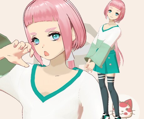 VRoidで可能な限り理想の3Dモデルを作ります これからVtuber活動スタートする方歓迎！ イメージ2