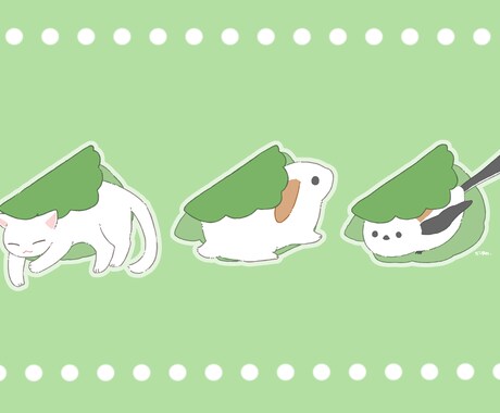 ゆるくて可愛いアイコン作成します ほっこりする可愛いイラストをかきます！ イメージ2