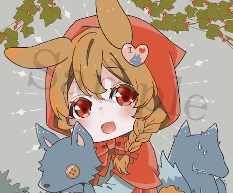 用途自由！ミニキャラ・イラスト描きます SNSなどで使えるぷにっと可愛いイラスト描きます！ イメージ2