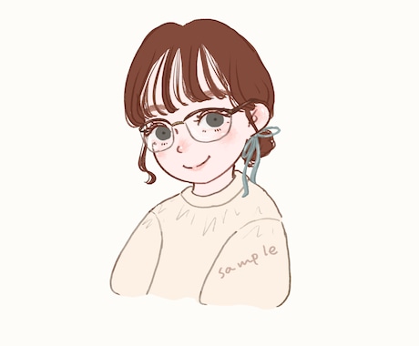 ゆるめタッチの似顔絵アイコン描きます ゆるめタッチ　商用利用•背景透過も可能！クーポン利用可！ イメージ2
