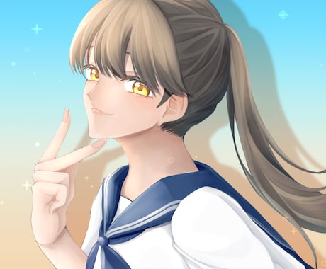 もっちりふわふわ可愛い女の子描きます オリキャラ・コテキャ大歓迎！アイコンにもぜひ！ イメージ1