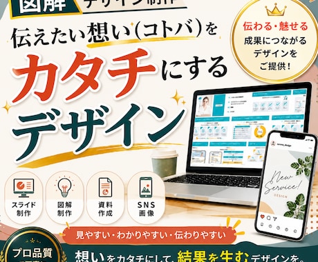 図解・スライド資料を制作します イメージ1