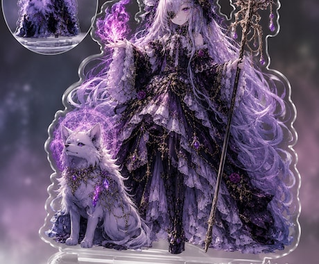 TRPG・Vtuber向け幻想イラスト描きます 美しく妖しい世界観を丁寧に描きます イメージ2