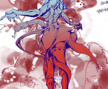 アーティスト様のジャケットデザインをします 楽曲をはじめとする用途で使用するイラストの提供。 イメージ2