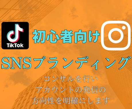 フォロワーがファンになるブランディングをします SNSでの発信の方向性が明確になるようにコンサルをします イメージ1