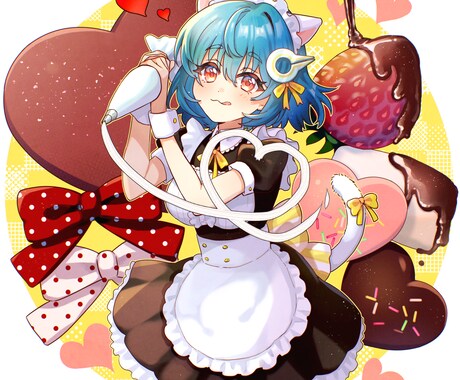キャラクターイラスト作成します ポップで可愛い表情豊かなキャラクター描きます イメージ2