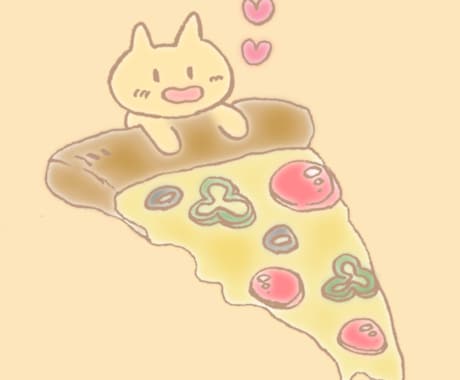 あなたが選んだキーワードでイラストを描きます ゆるい絵柄の猫の絵が得意です！もちろん猫以外の動物も好きです イメージ1