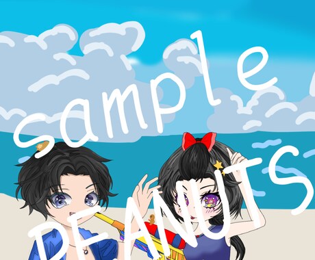 誰でも使用出来るアイコンを制作します オリキャラで自分のイメージを出そう！ イメージ1
