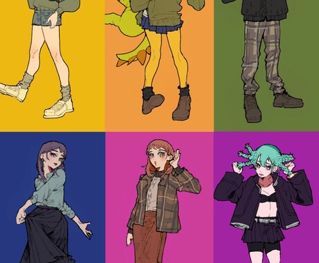 SNSのオリジナルアイコンを描きます パキッとした塗りで目立つアイコンを描きます！ イメージ2
