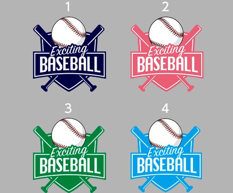 Baseball好きな方のロゴマーク制作いたします 10名様限定Baseballロゴマーク イメージ2
