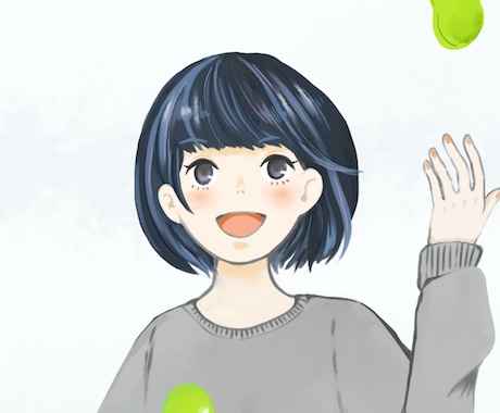 SNSアイコン等に使えるイラストを描きます ご要望に応じた可愛いキャライラスト！ イメージ1