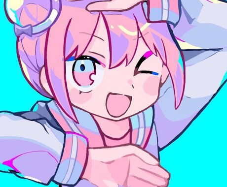 歌ってみたサムネMVイラスト描きます ポップでキャッチーなイラスト！ イメージ2