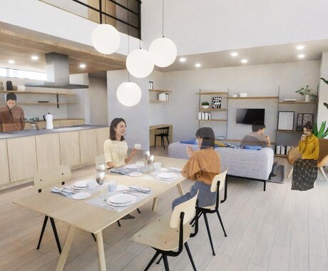 限定出品　パース作成します 価格調整用の出品になりますので初回の方は購入しないでください イメージ1